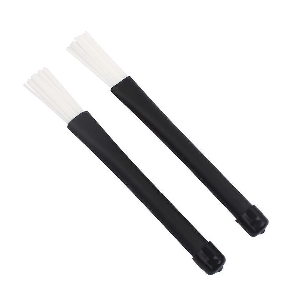 Brush Drumsticks Jazz Drum Brushes for Drum Use 2Pcs Pair Flexible Nylon Tips
