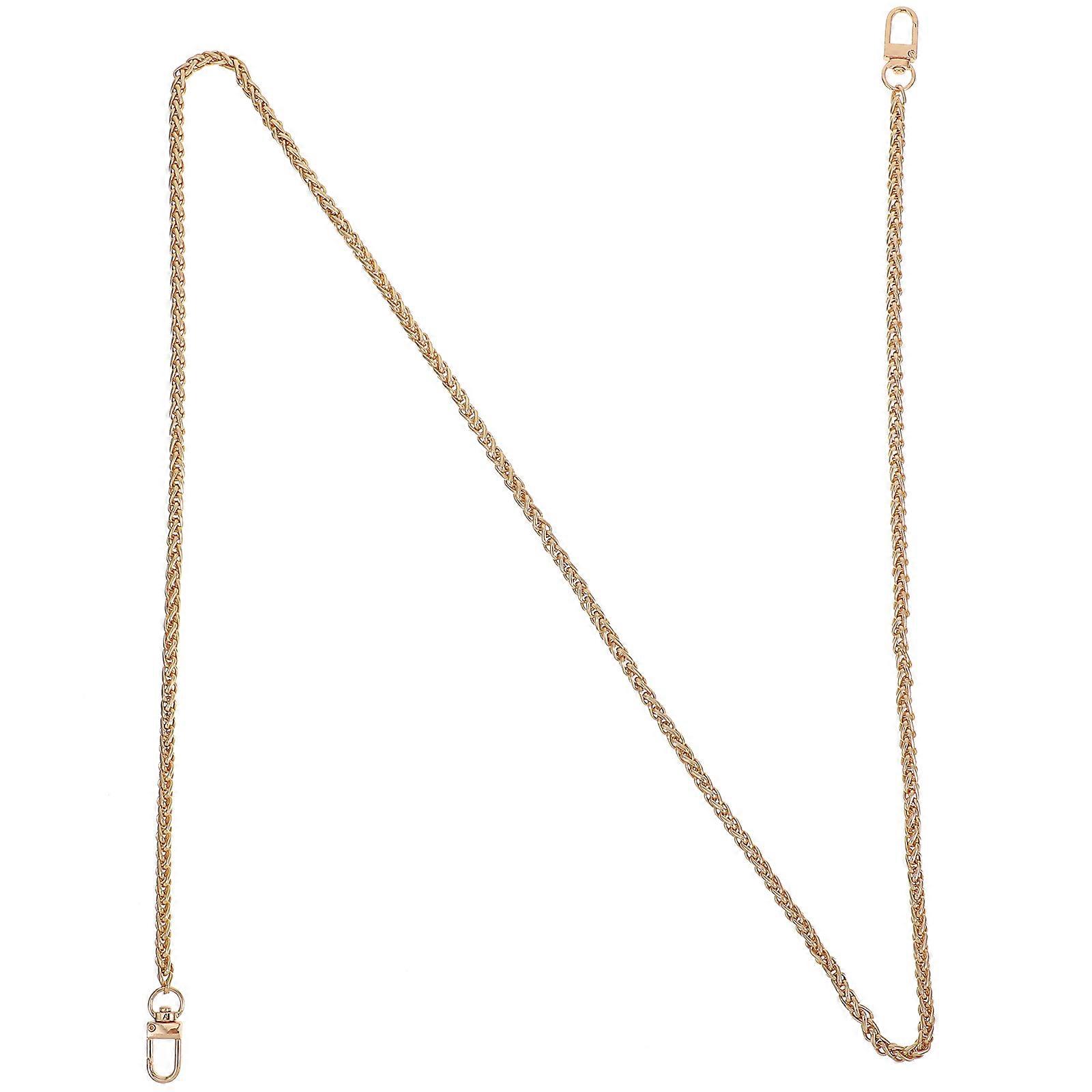 Purse Chain Strap for Shoulder Crossbody Bags with Double Buckle Multi Use Bag Making Chain Replacements 1 Set