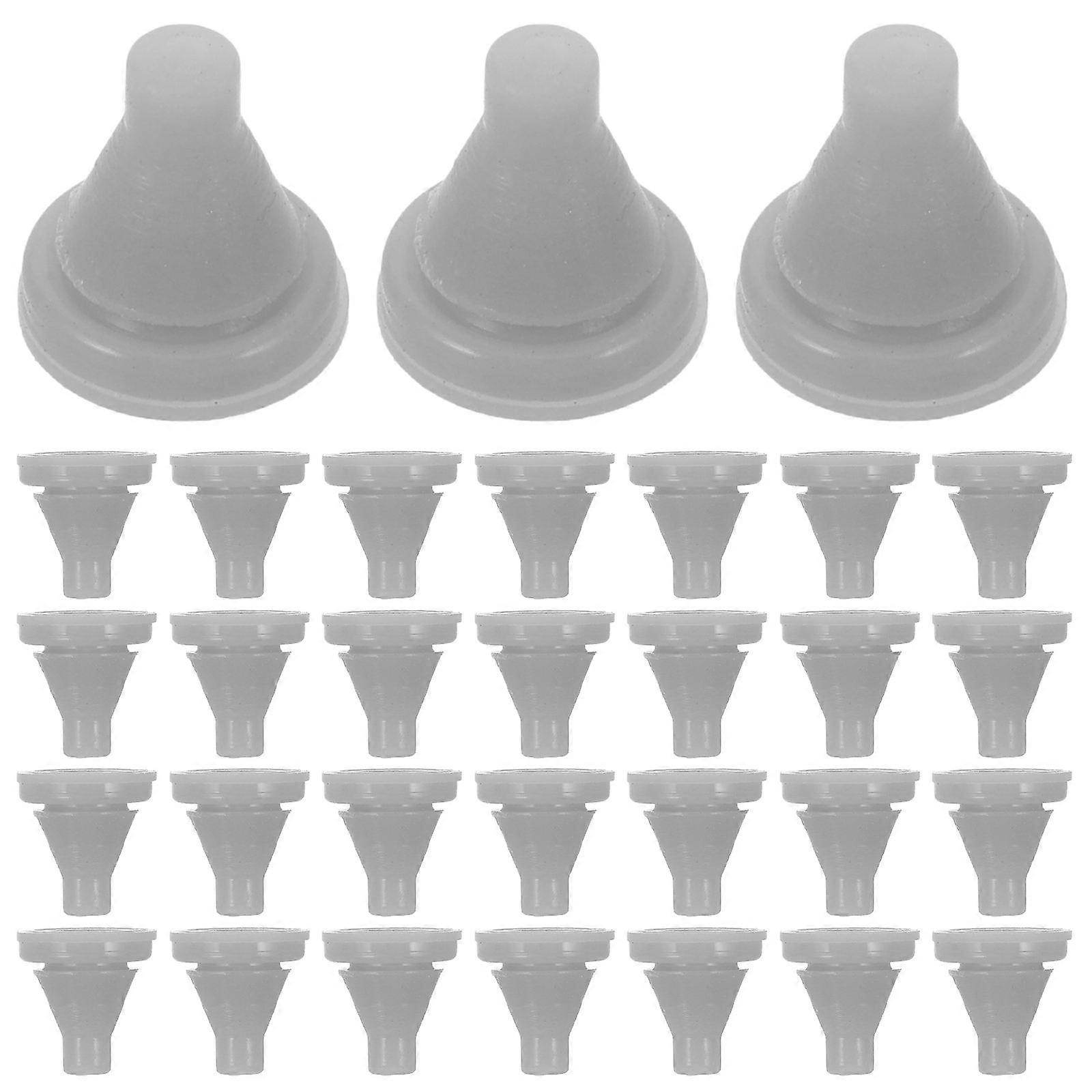 Shower Head Silicone Nozzle Replacement with Material 50Pcs Pack