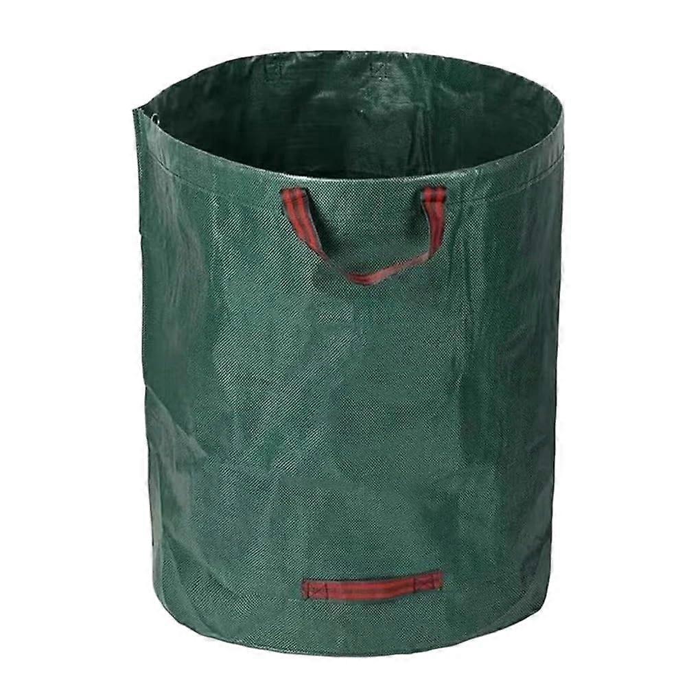 Large Waterproof Garden Waste Bag 50L Extra Capacity Foldable Leaf Collection with 4 Handles