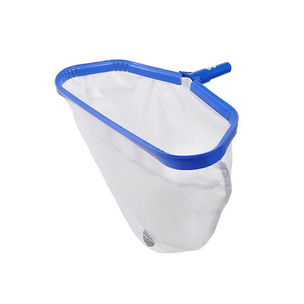 Heavy Duty Pool Skimmer Net with Deep Bag Leaf Rake and Reinforced Durable Frame for Cleaning