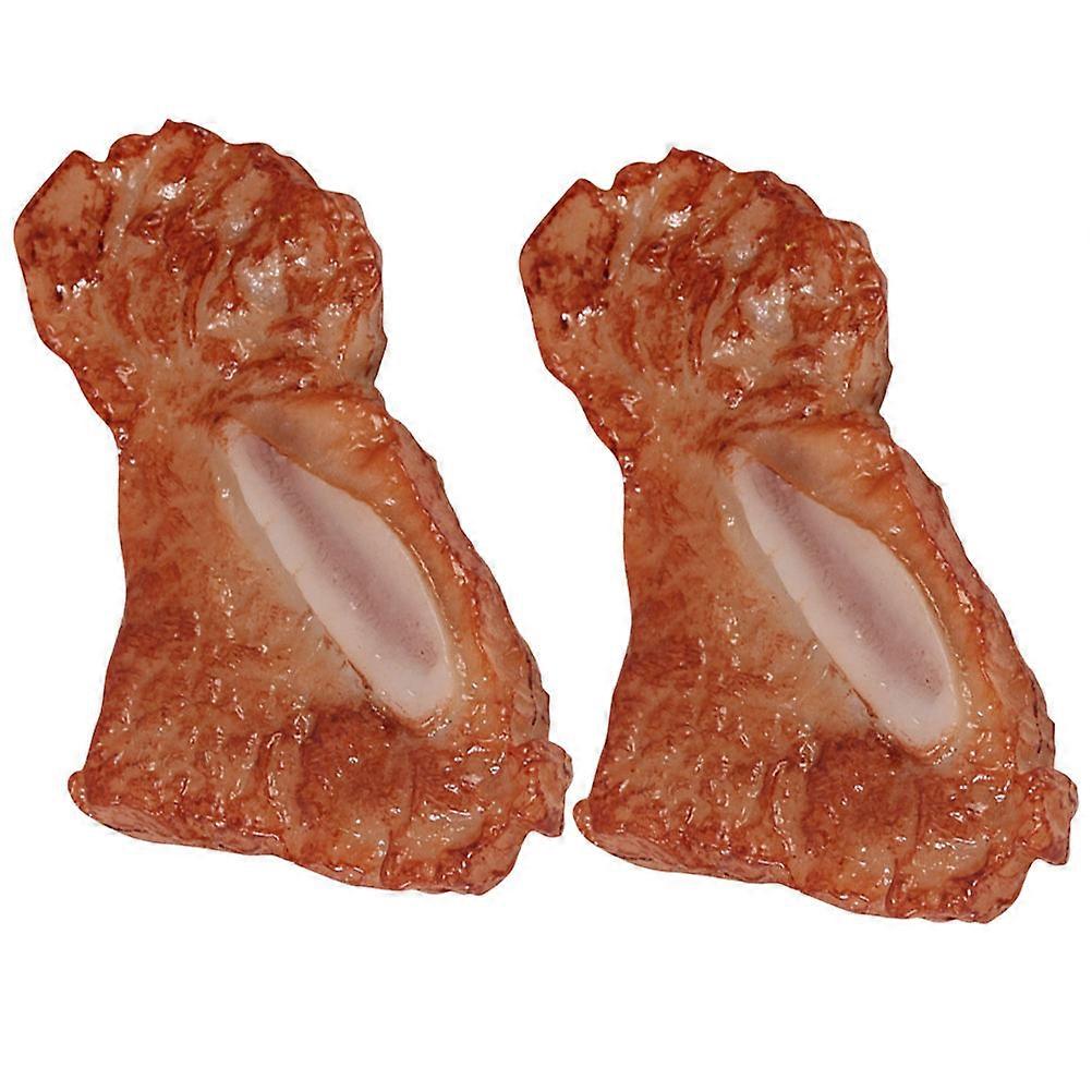 PVC Simulation Ribs Model Funny Home Decoration Gift 2Pcs