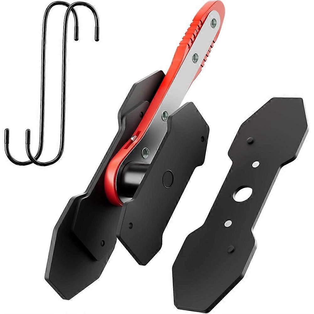 Brake Caliper Compression Tool, Adjustable Brake Caliper Piston Compressor Tool with 2 Hooks for Piston Calipers
