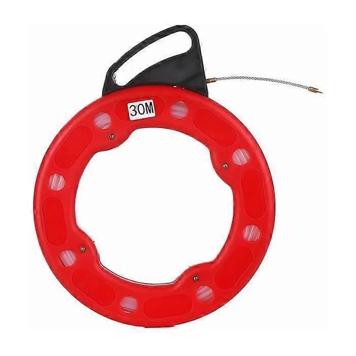 Cable Puller - YYV - 30m - Fiberglass - Red - Strong and Durable