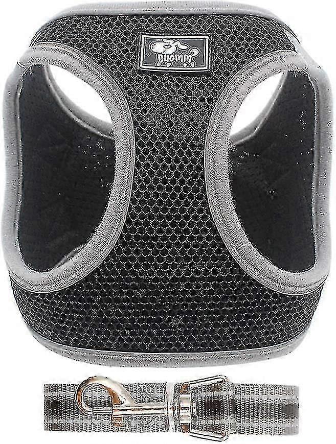 Dog Harness With Reflective Tape Adjustable Breathable Comfortable