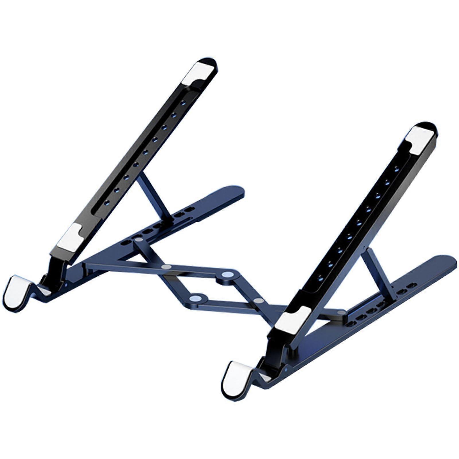 LED Laptop Cooling Pad with Quiet Fan, Adjustable Foldable Stand, Efficient Heat Dissipation