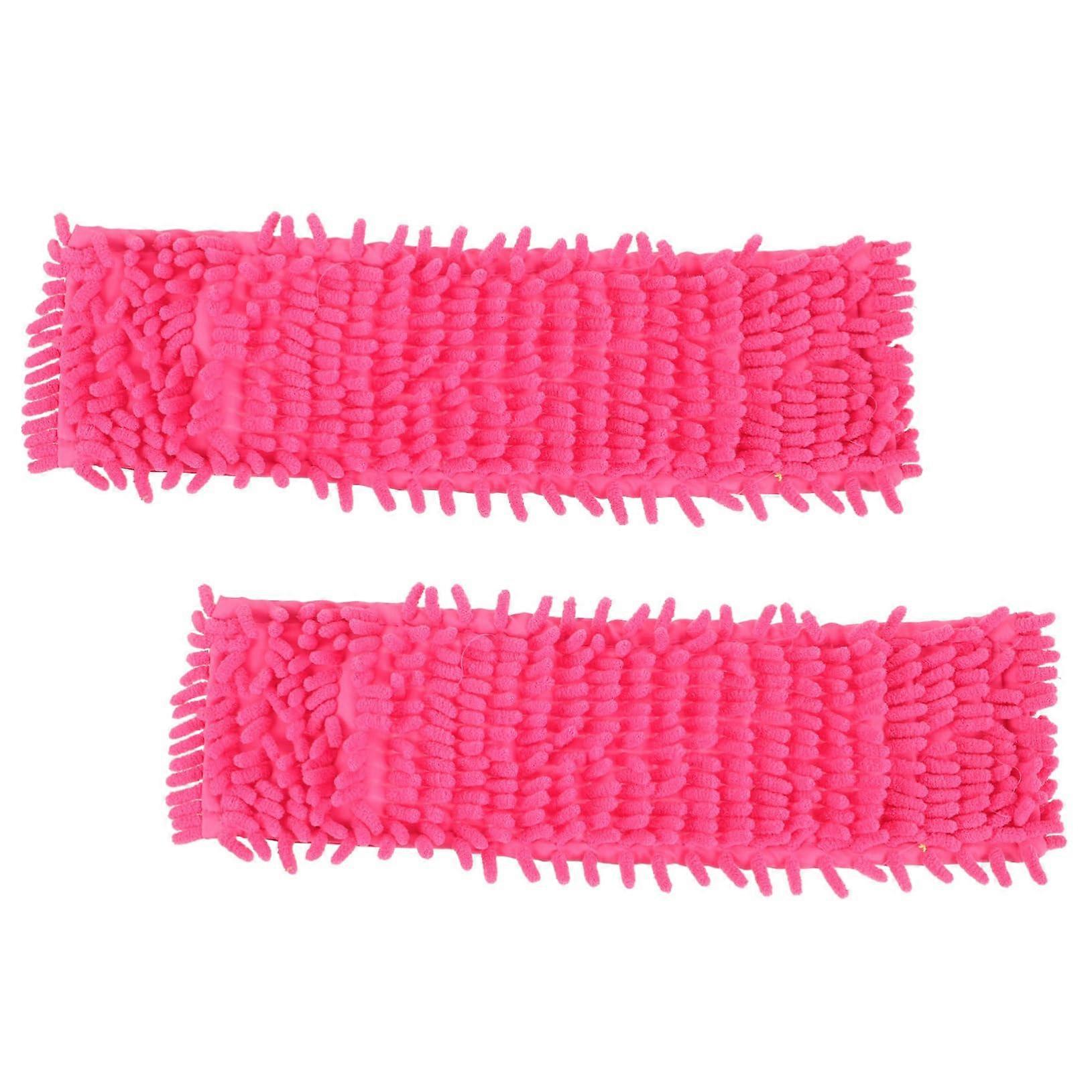 2pcs Microfiber Mop Replacement Heads  Absorbent Chenille Pads for Floor Window Corner Cleaning
