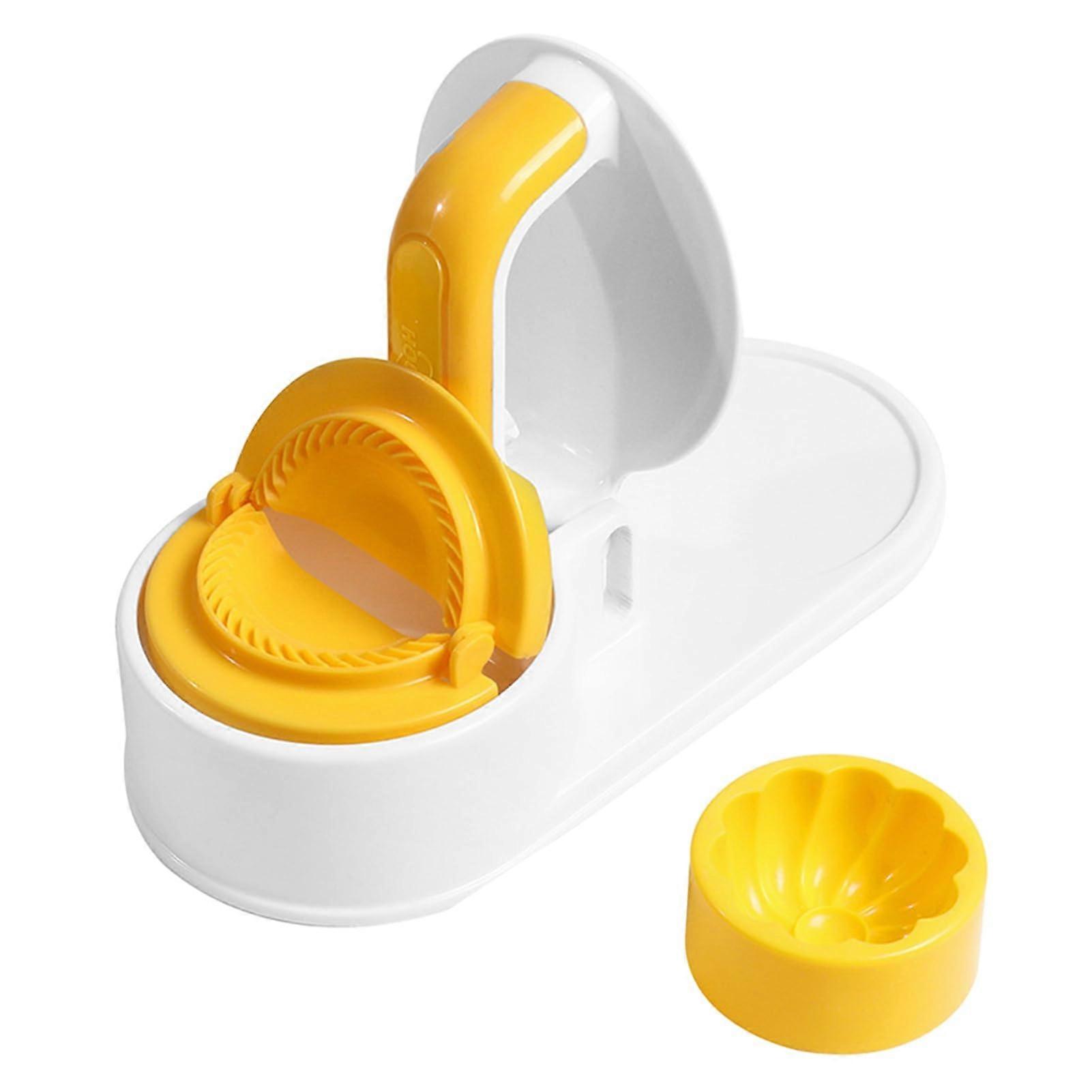 2pcs Dumpling Maker and Mold Set, Easy Manual Press, Durable Plastic Kitchen Tool for DIY Dumplings