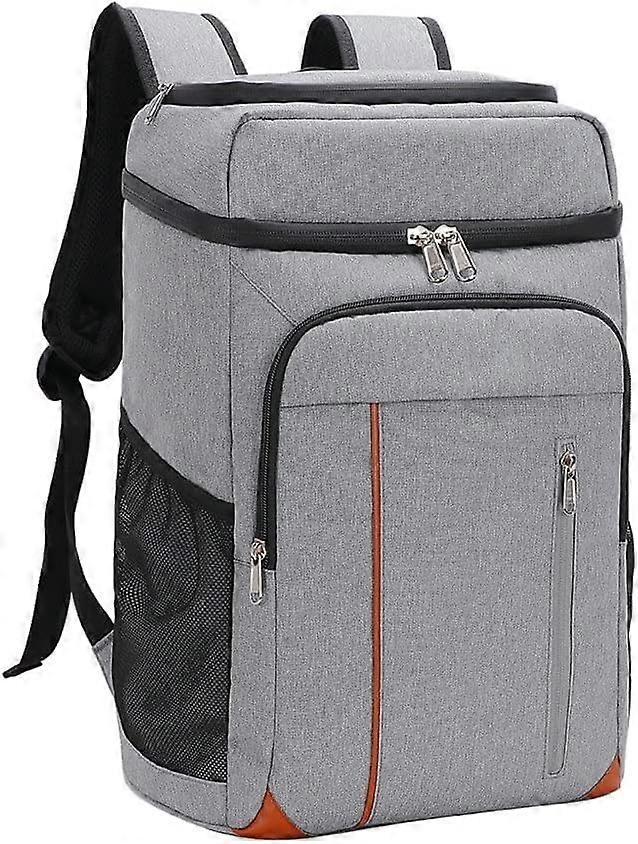 Insulated Picnic Backpack with Large Capacity Storage, DoubleLayer Cooler, Waterproof Trolley, Bottle Opener