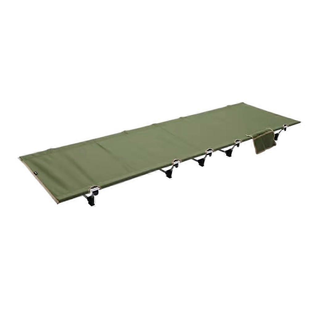 Folding Bed Camping Cot Lightweight SpaceSaving Single with Mattress for Small Spaces Green