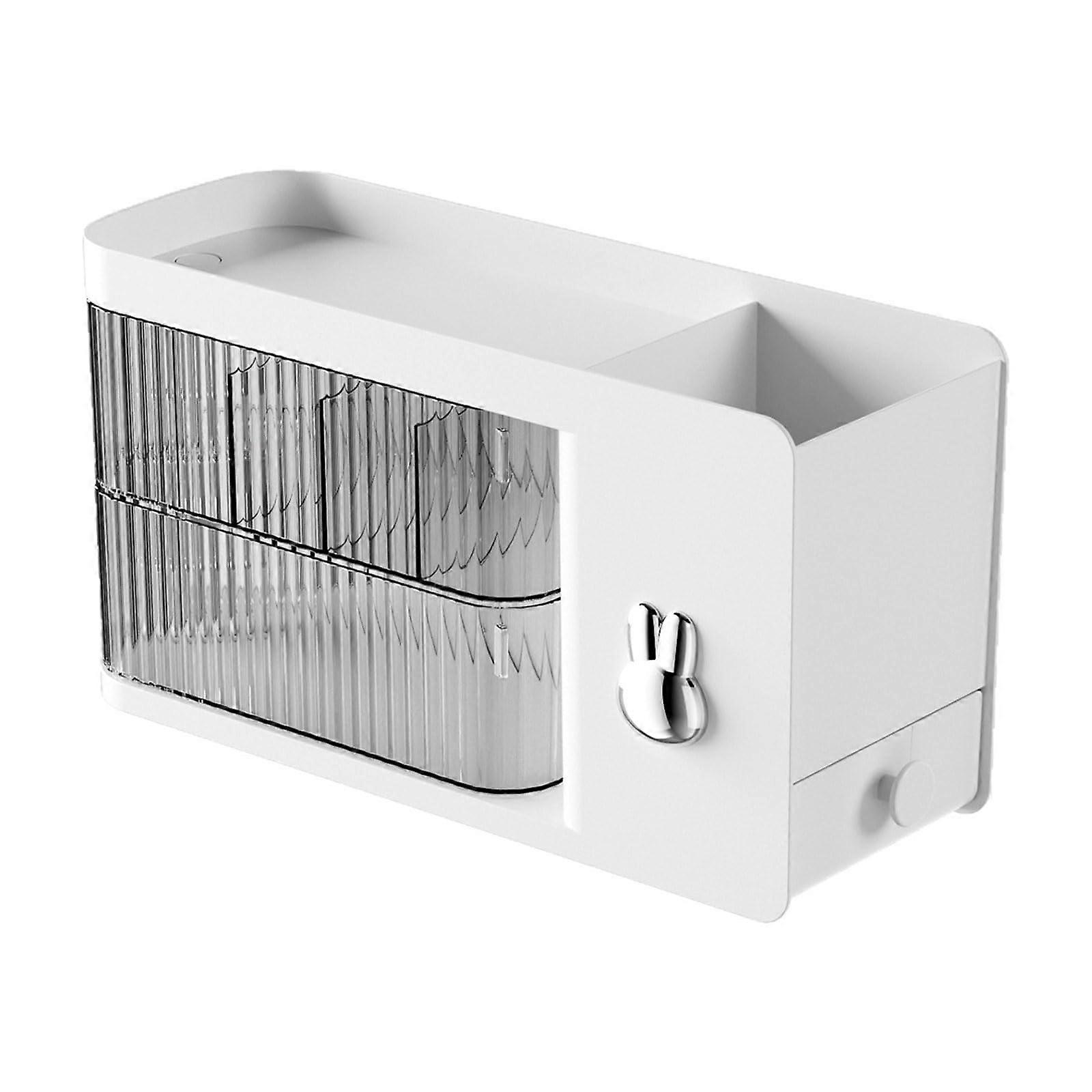 Wall Mounted Cable Management Box with Compartments, Space Saving Vertical Design for Multiple Wires