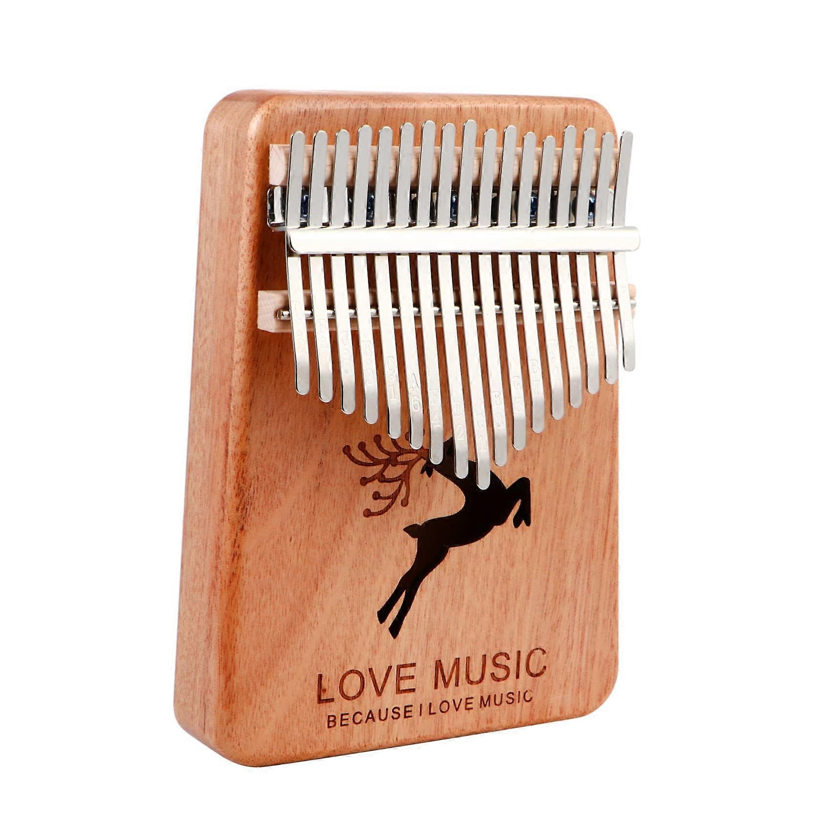 Kalimba Thumb Piano 17 Key for Beginners with Easy Learning Setup and Clear Melodic Tones