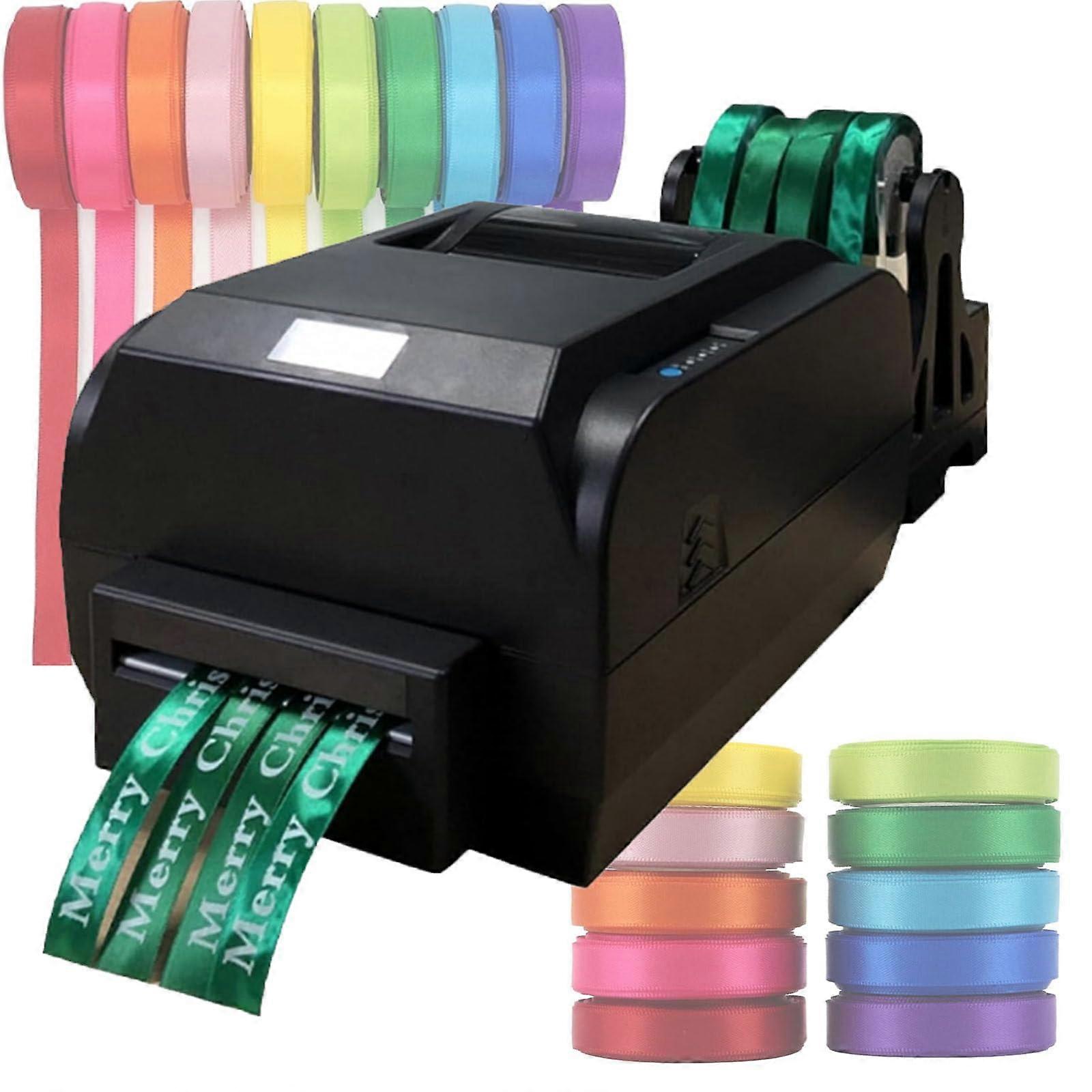 Speed Ribbon Printer 200dpi USB PC Control Adjustable 12–50mm Width for Gift Packaging