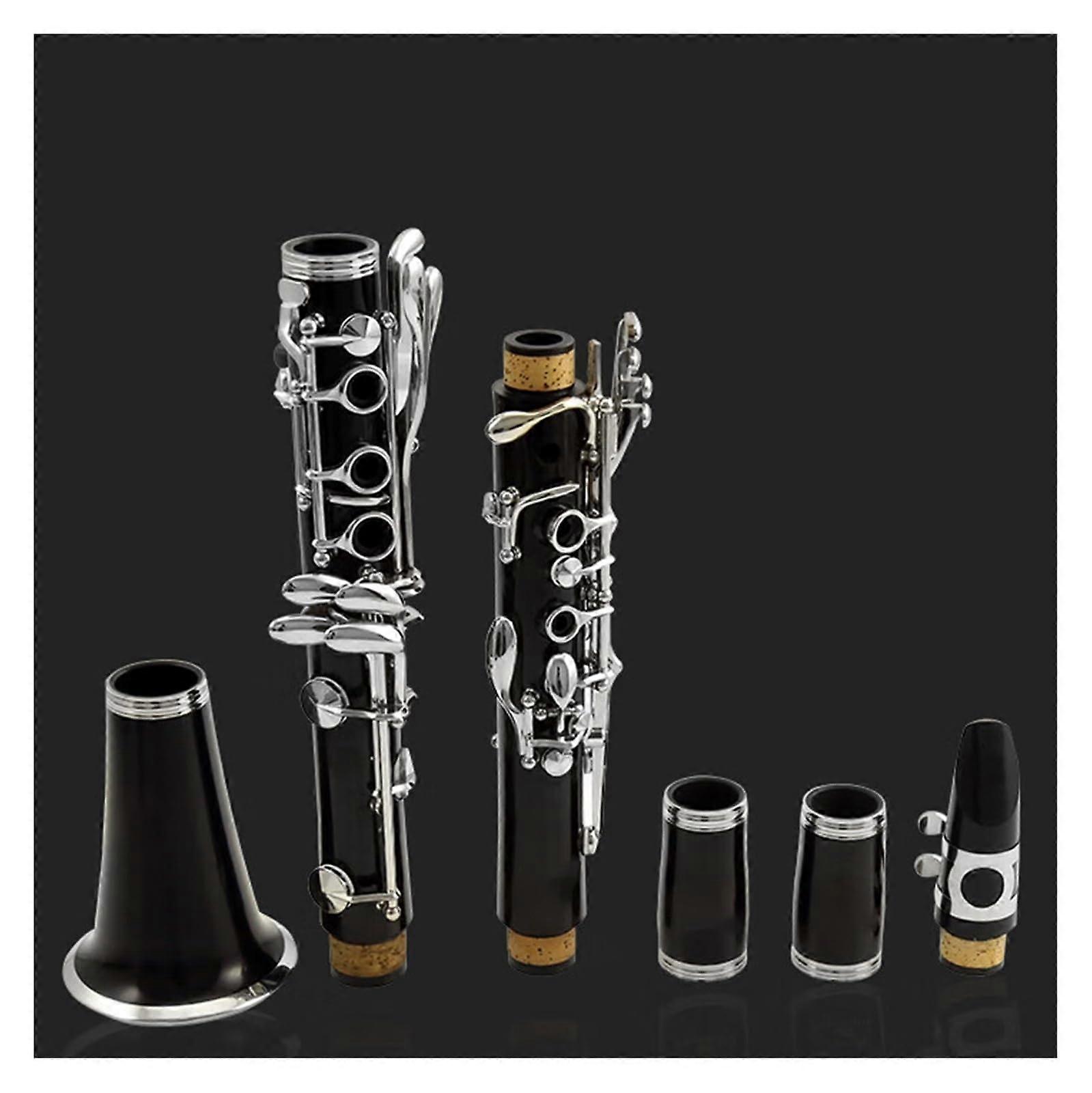Professional B Flat Clarinet 17 Key with Precise Tone Control and Elegant Polished Finish for Performance