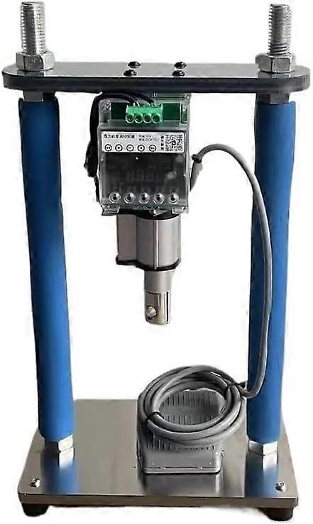 Desktop Hydraulic Press with 8000N Force, Adjustable Height, Footswitch Control, 30mm Stroke