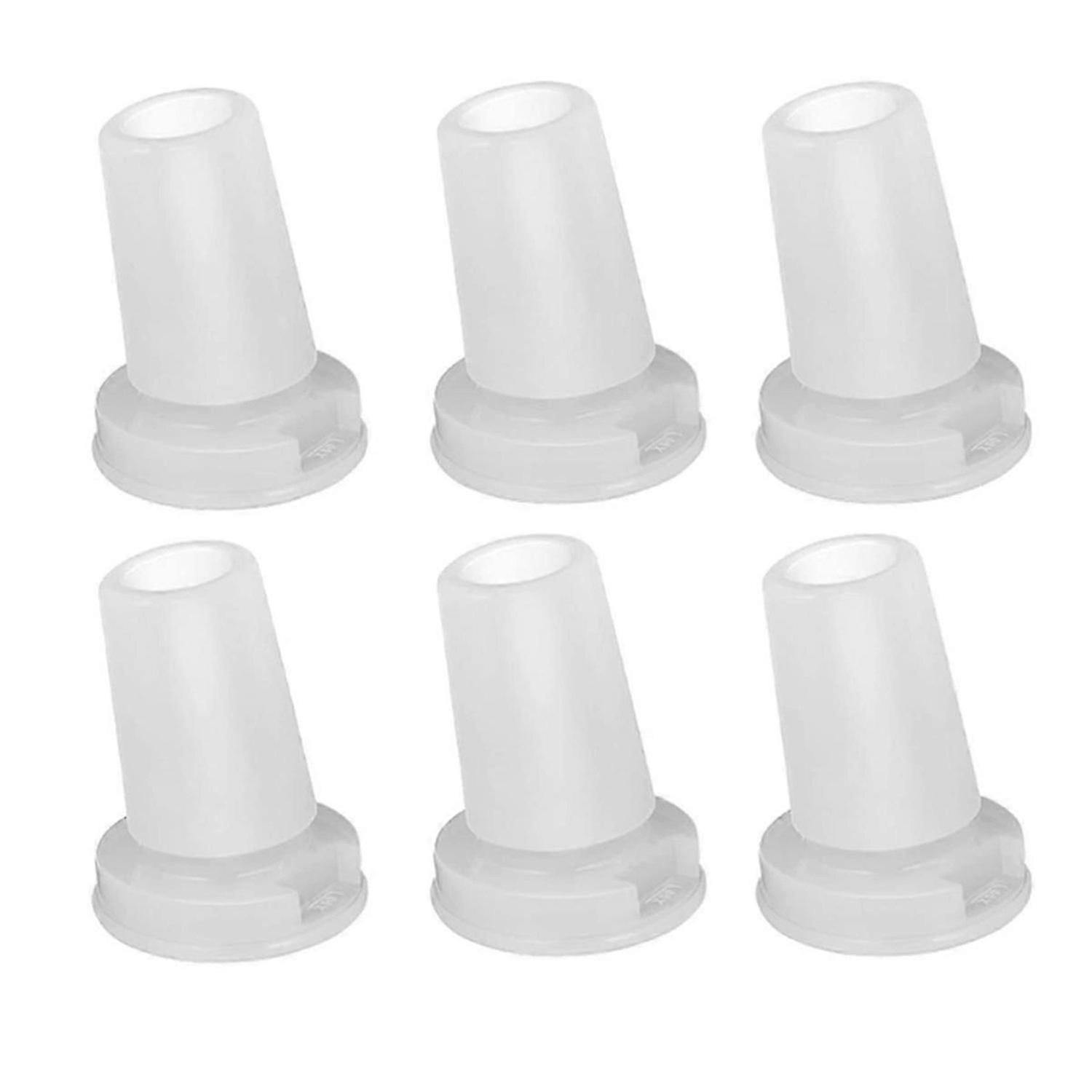 6-Pack Silicone Bite Valve Replacement for Water Bottles