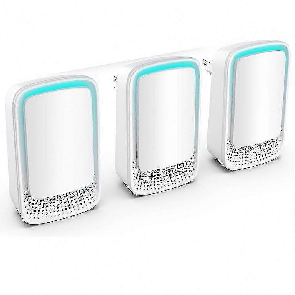 3-Pack Ionic Air Purifiers with EU Plug for Indoor Spaces