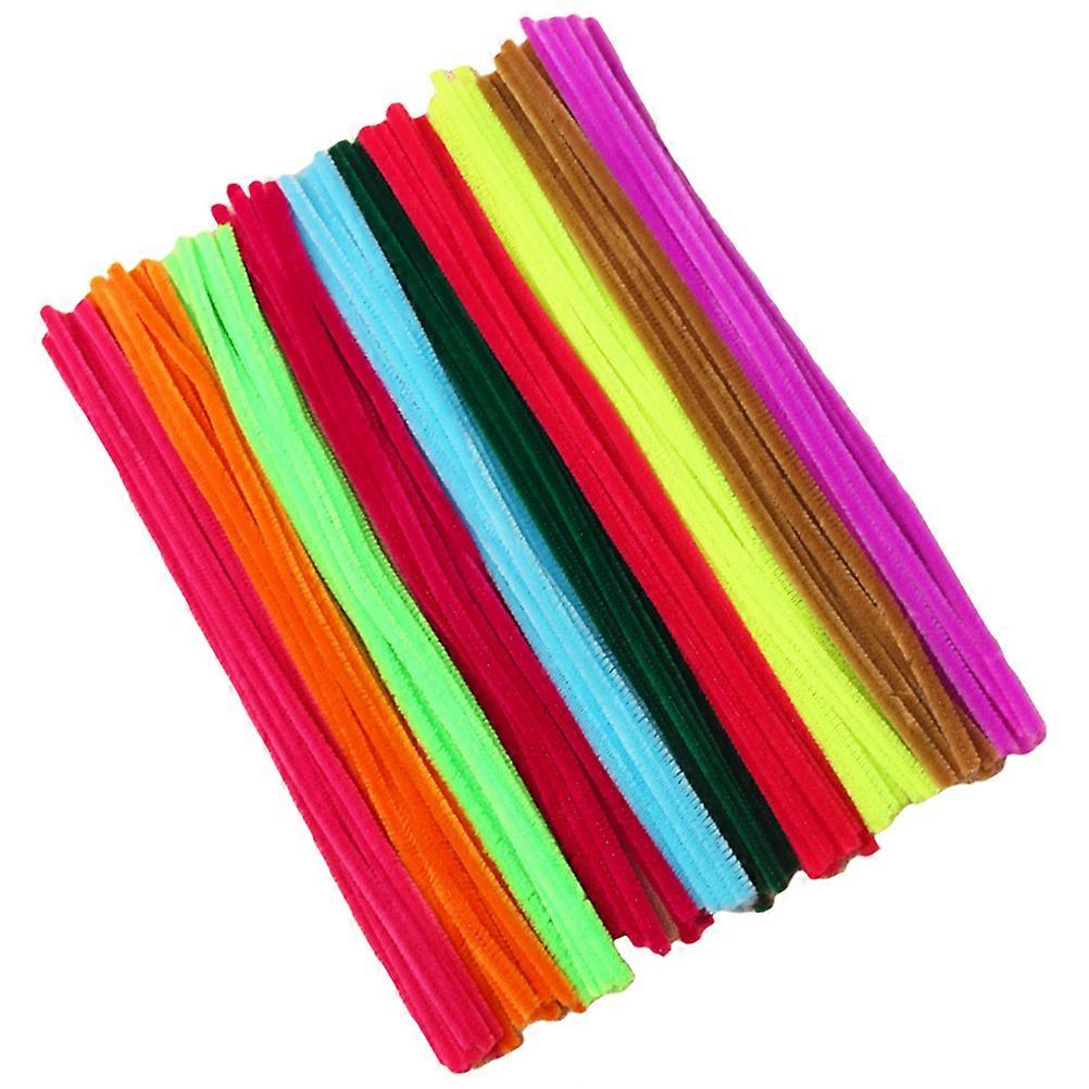 Assorted Color Chenille Stems for DIY Crafts 200Pcs Twisting Bar Playthings