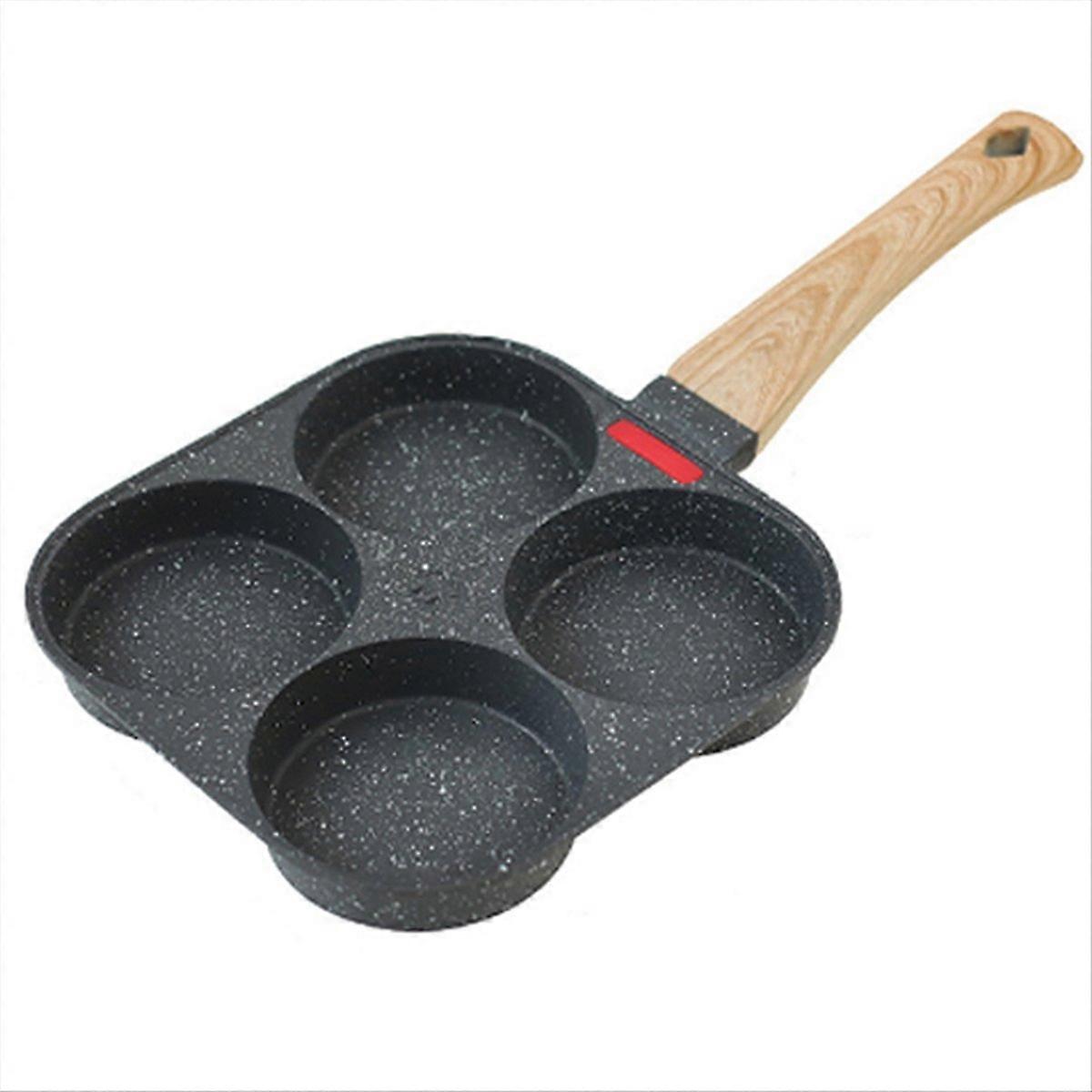 Mini sartén antiadherente para huevos, mango cómodo