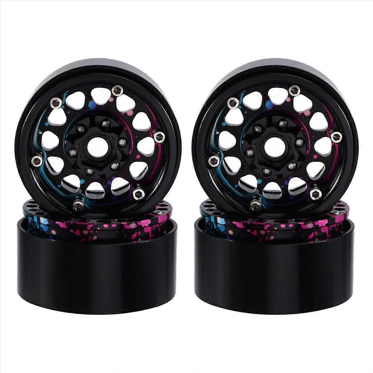 1.9Inch Beadlock Wheel Rainbow Rim Hub