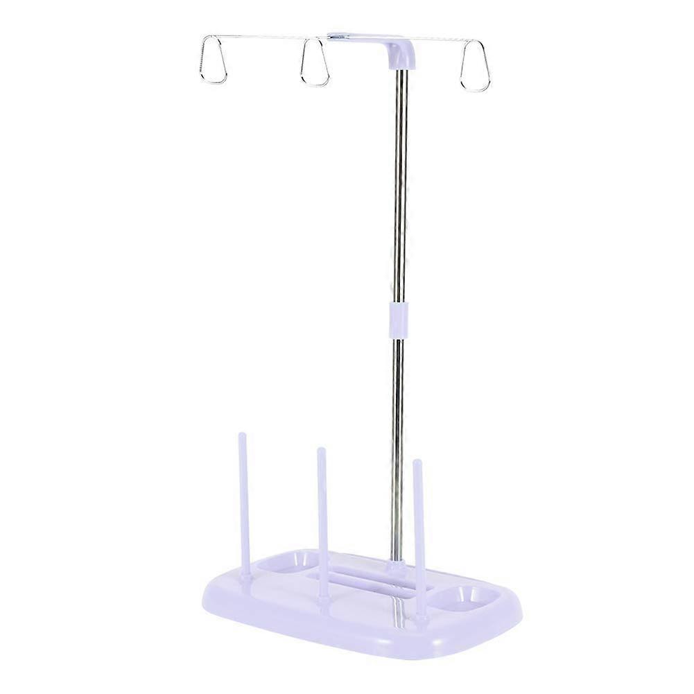 3 Spool Thread Stand for Sewing Machine and Embroidery with Tangle MultiThread Feeding