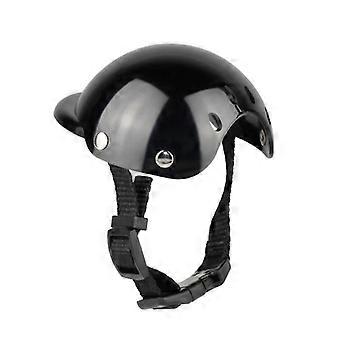 kleine hond helmpet helm motorfiets hond helm hond hond helm voor fiets kat hoed rijden puppy helm, zwart