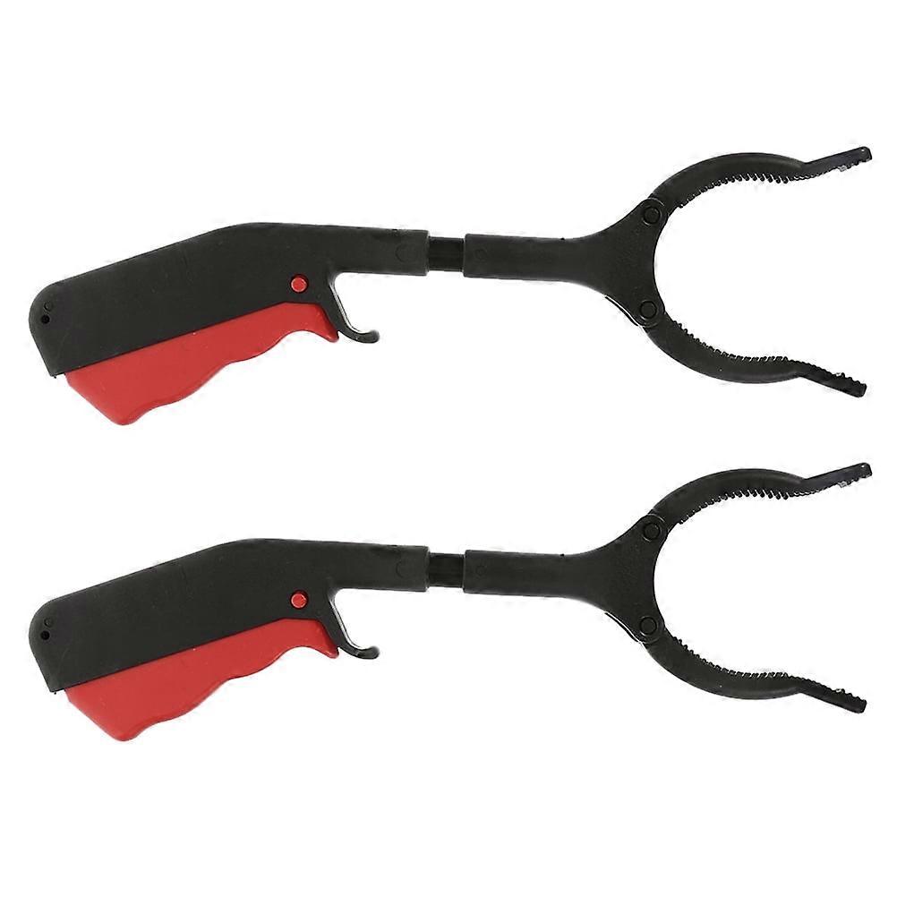 2pcs Space Saving Reaching Tool Trash Grabber Assorted Color for Disabled Users