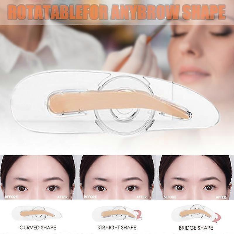 Adjustable Eyebrow Stamp Portable Three Type Eyebrows Makeup Tools New