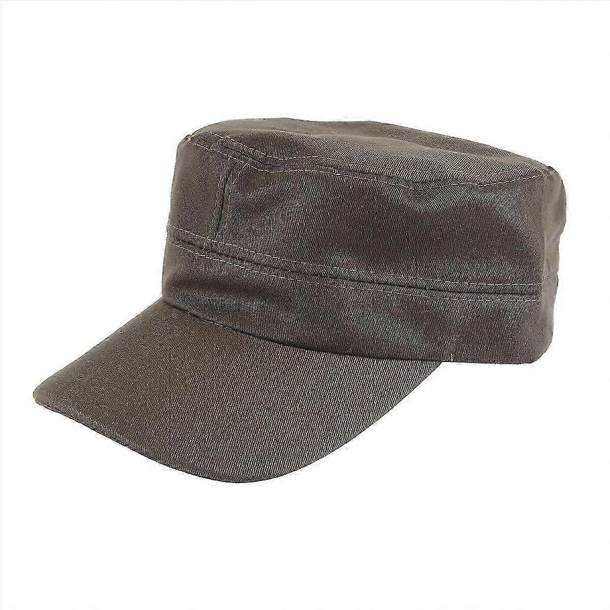 Stylish Plain Cap Patrol Cap Hat Adjustable Green