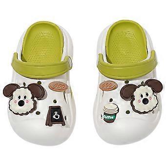 Kinderschoenen voor in de tuin, klompen, sandalen voor jongens en meisjes, zomerse EVA-slippers met schattige cartoonprint, geschikt voor kinderen van 3-11 jaar, trendy schoenen.