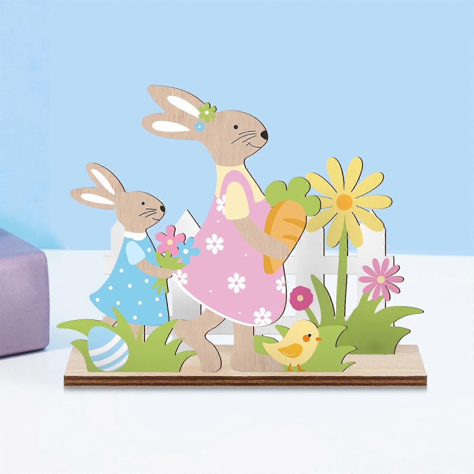 Indoor Easter Decorations Easter Bunny Figurine Decor