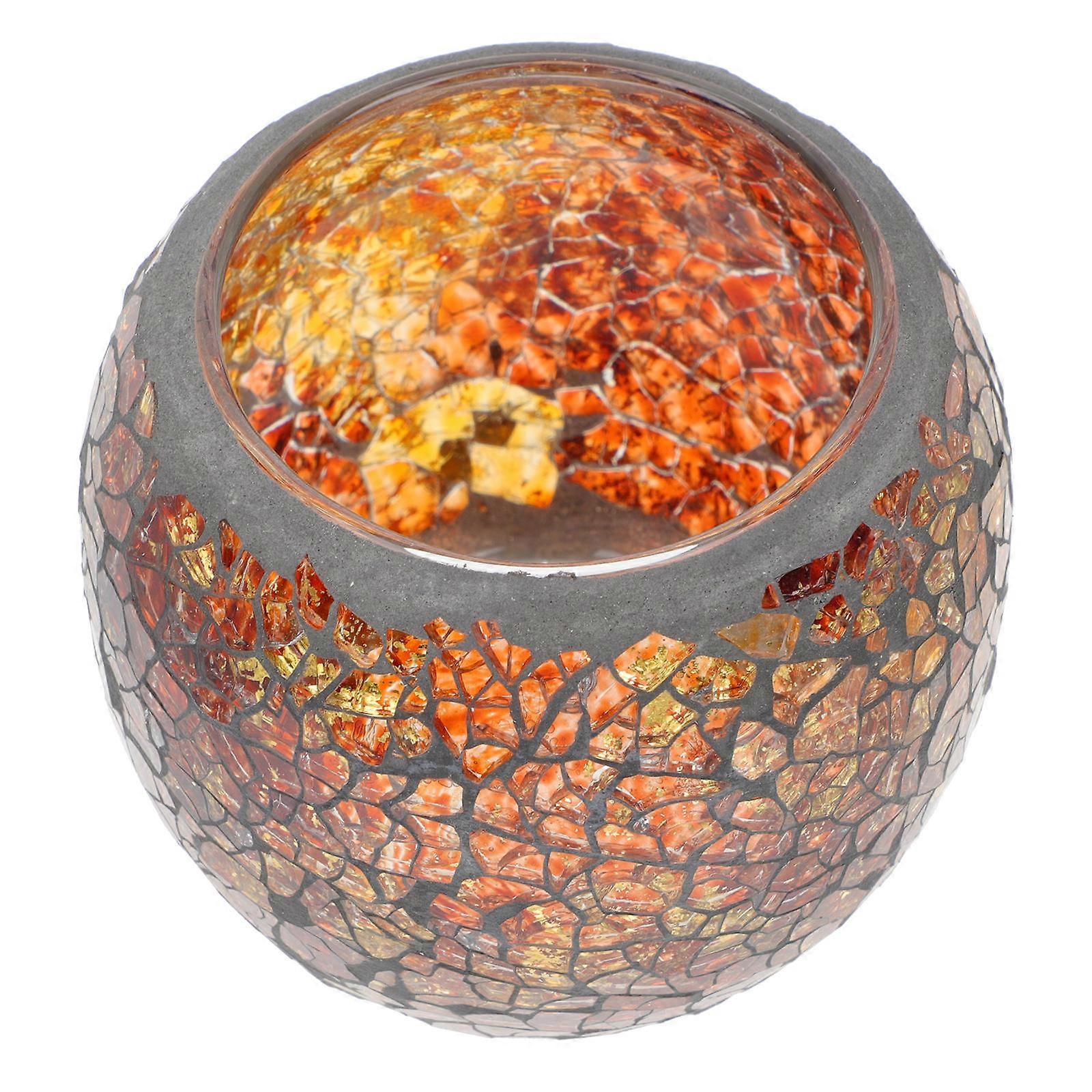Pattern Glass Candleholder for Decor Glass Material