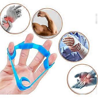 Handtränare, silikonhandtränare, fingersträckare för styrketränare och handgreppsförstärkare, handmotståndsband 3-pack