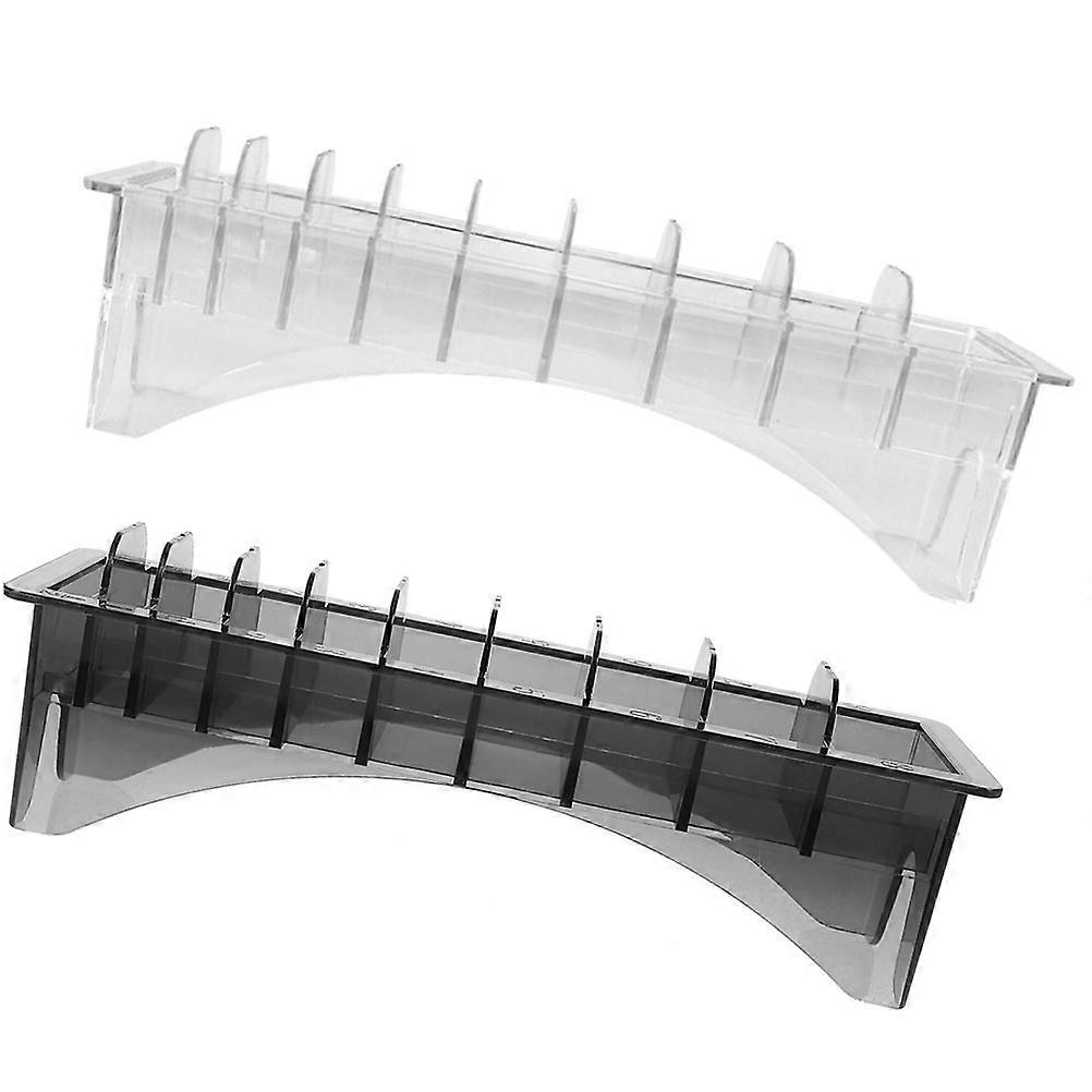 Guide Comb Storage Box Plastic Rectangular Holder for 2Pcs Clipper Accessories
