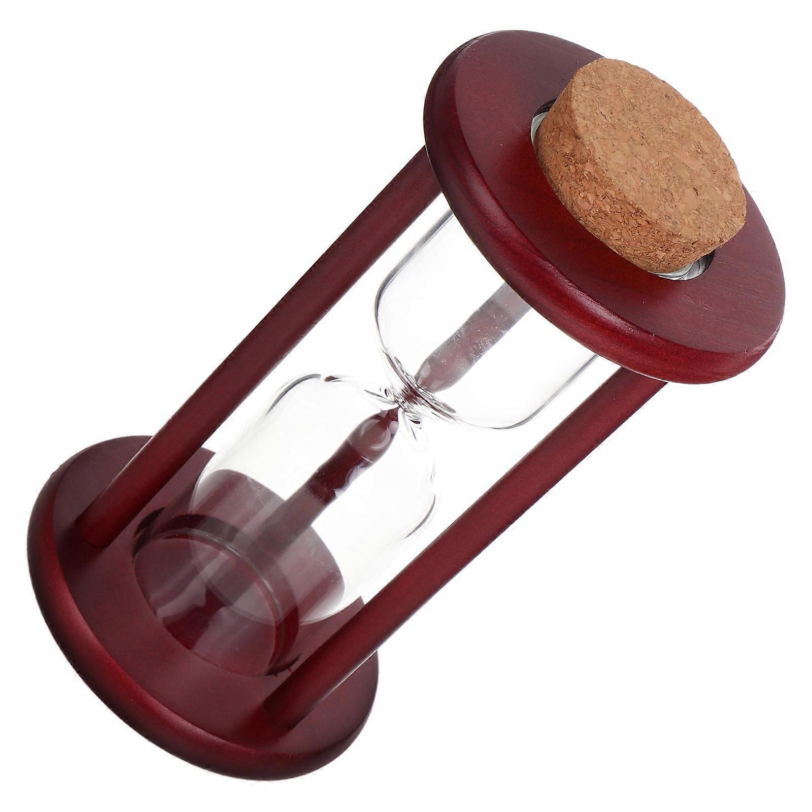 Creative Brown Sand Timer DIY Refillable Hourglass Timer for Decoration