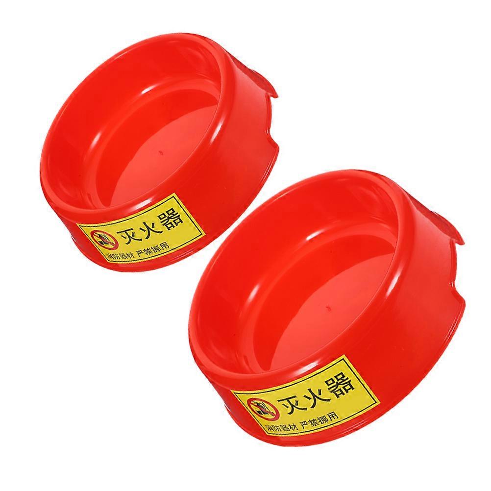 Luminous Fire Extinguisher Bracket Holder for Secure Mounting 2Pcs Set