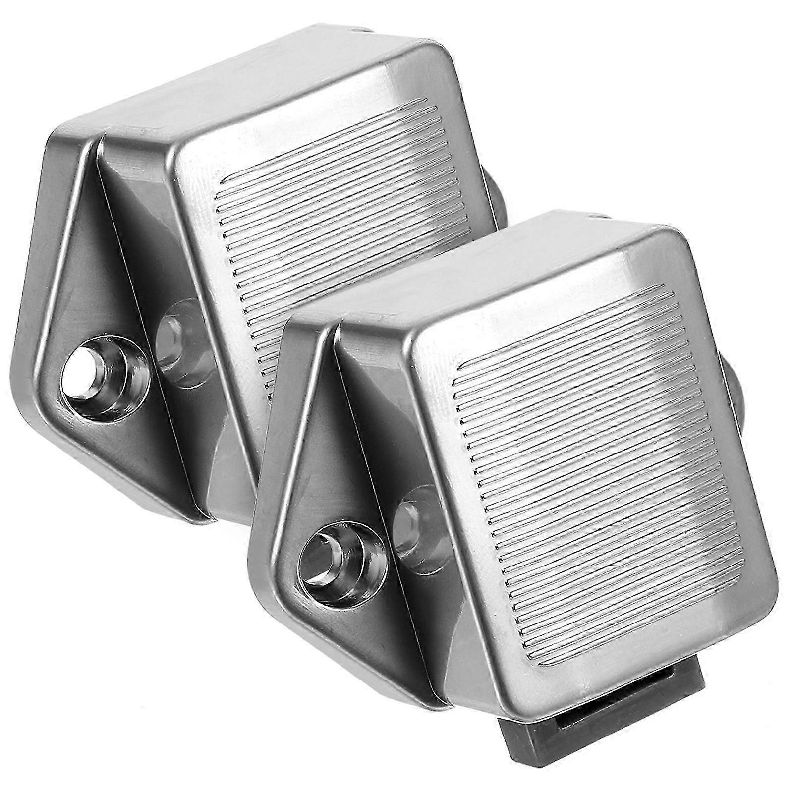 Cabinet Catch Lock Keyless Push Button Latch Lock for Cupboard 2Pcs