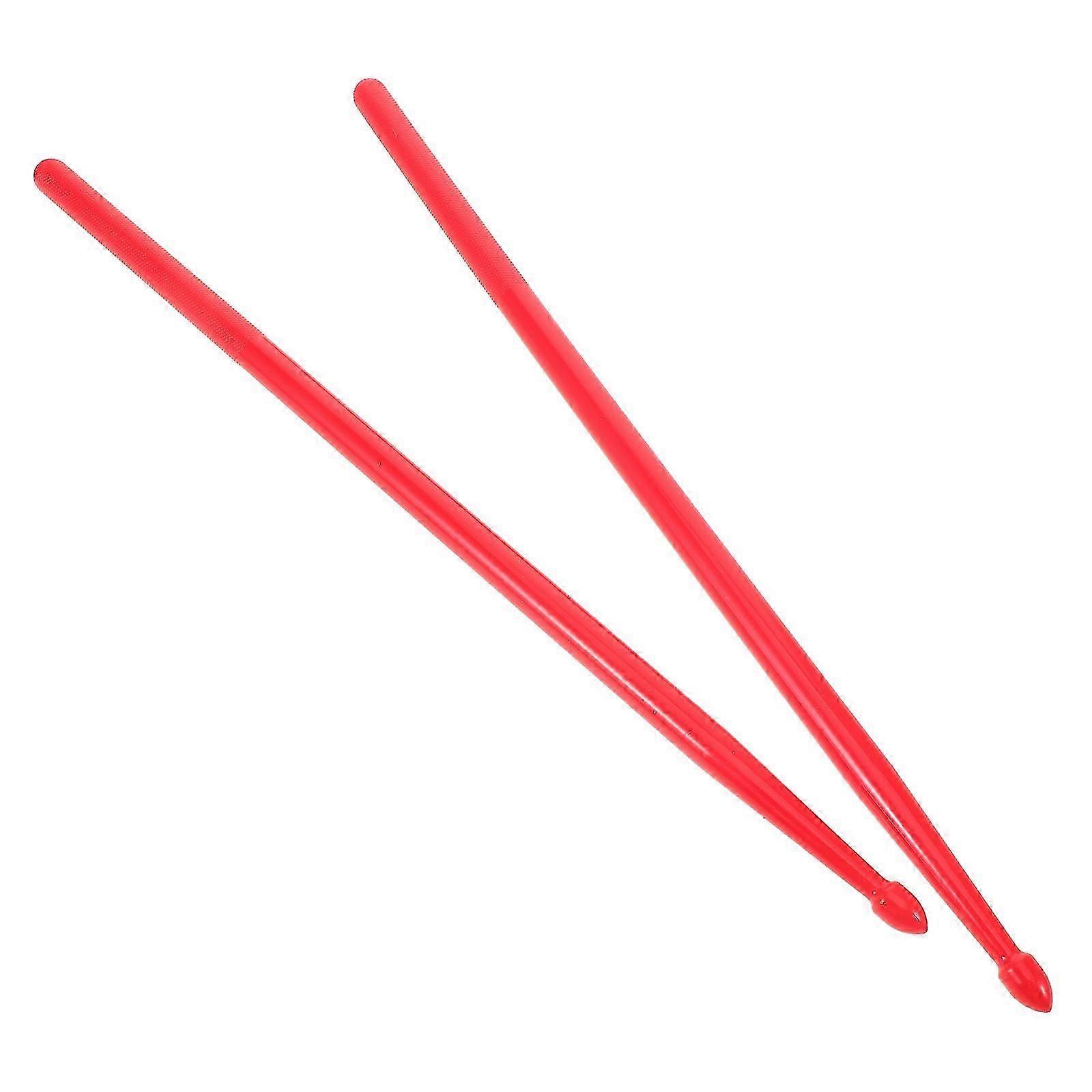 Lightweight Drumstick Nylon for Drum 1Pair Professional Red Pair