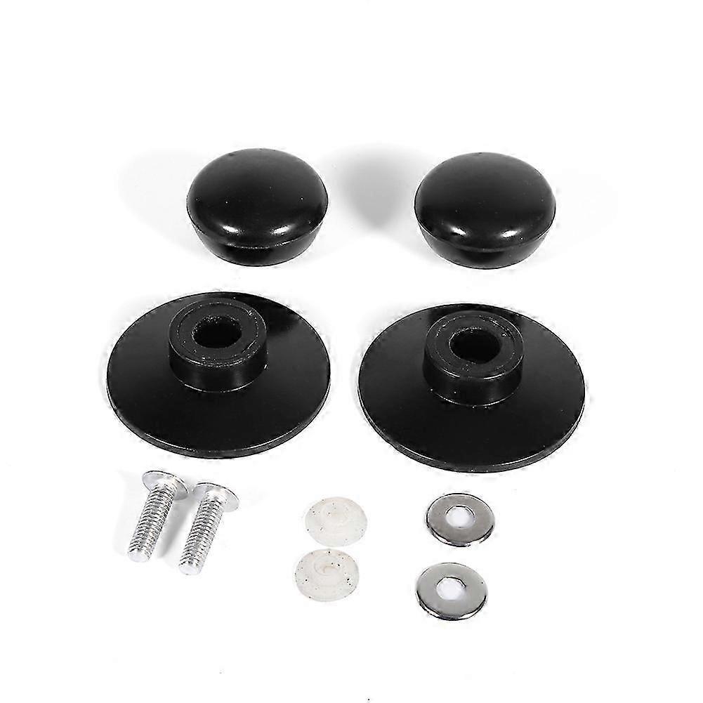 2Pcs Black Kitchen Cookware Saucepan Kettle Lid Replacement Knobs Cover Holding Handles New