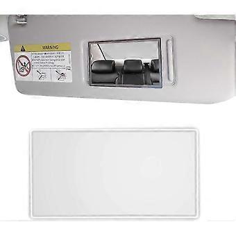 Specchio per trucco auto, specchio parasole per auto, specchio cosmetico parasole, specchio parasole in acciaio inossidabile, specchio per trucco (150 * 80 mm) SH