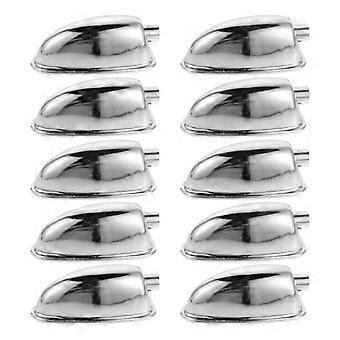 10pcs Drum Instrument Lug Connectors - Metal Triangle Clamp Lugs For Snare Drum Single End Percussion Replacement For Studio Band Practice