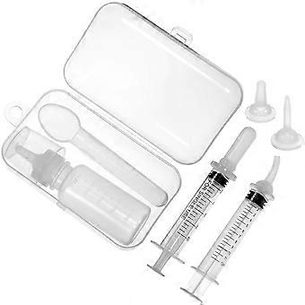 1 sæt Pet Nursing Kit Pet Feeder Flaske Fodring Flasker Nyfødte Dyr Mælkeflaske