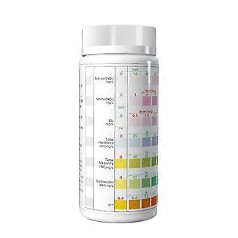 100PCS/Bottle Swimming Pool Bathtub Water Test Strips Acid Water Hardness Chlorine Alkalinity PH Test Tools Easy To Read Multicolor
