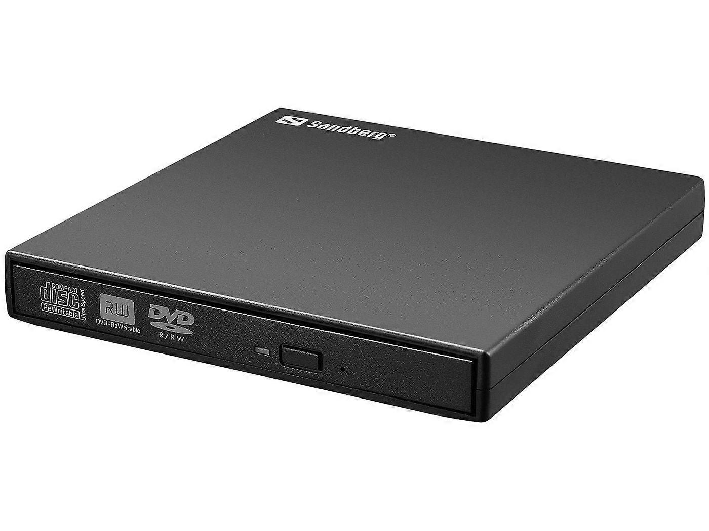 USB Mini DVD-brænder, sort,