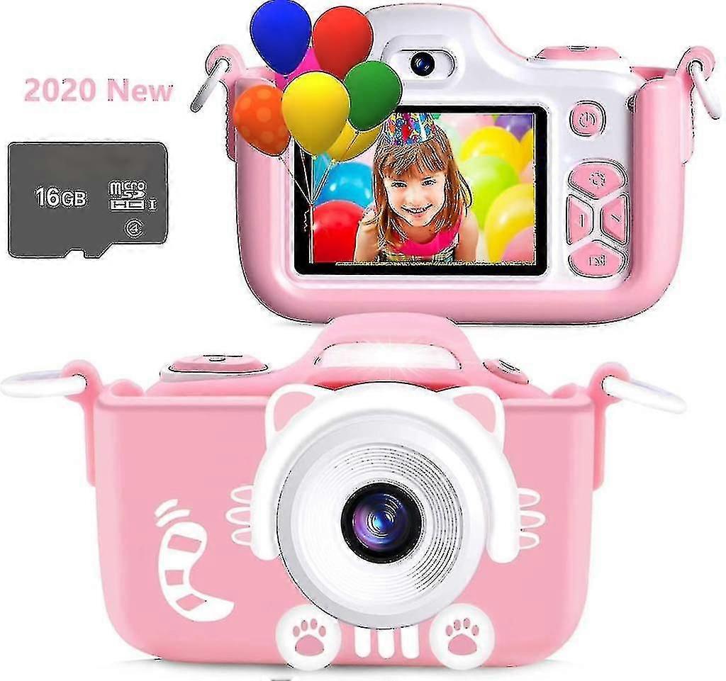 Câmera infantil, câmera digital e câmera de vídeo com dupla função.
