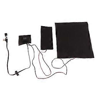 Coussin chauffant électrique 2 en 1 avec 3 vitesses réglables en température Imperméable USB Power Chauffage Chauffant Coussin Pour Gilet Veste