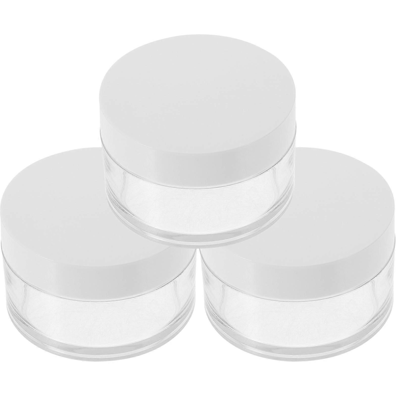 3Pcs PET Cream Jars, Durable Empty Storage Containers for Cosmetics