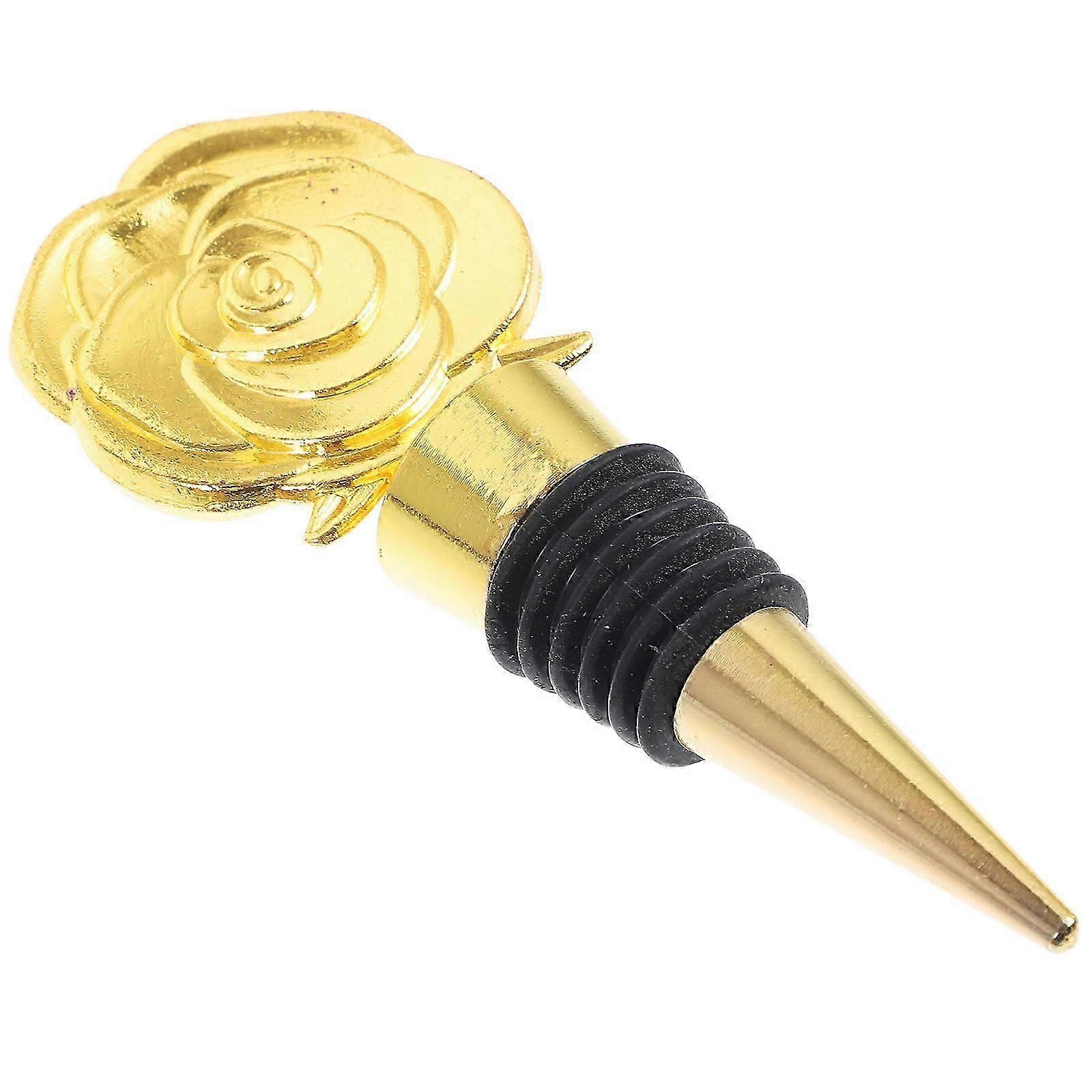 Red Rose Shape Creative Plug for Use 1Pcs Alloy