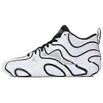 Jordan Tatum 3 Slip Resistant Abrasion Resistant Mid top Basketball Shoes Men's Black White IB8150-100
