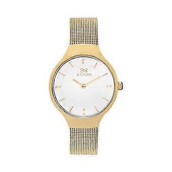 Montre Femme CLYDA L'INTREPIDE MICHOU - CLA0780PAIX Bracelet Acier Doré